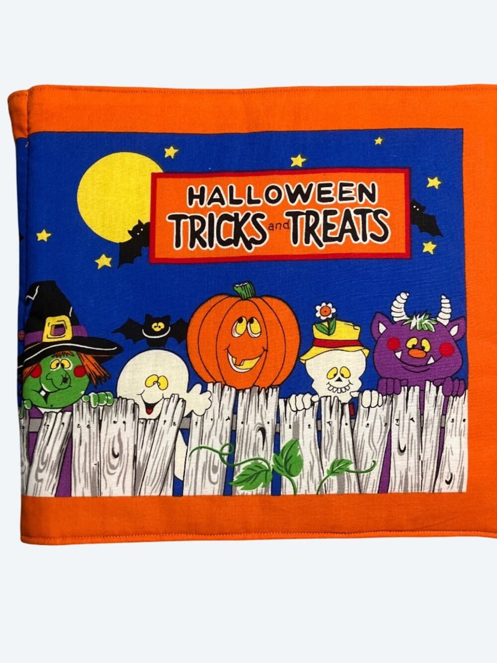 Halloween Tricks & Treats Soft Fabric Childrens Book